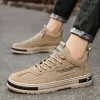 Spring Autumn men's Sports Shoes Travel Soft-soled Casual Flat-bottomed high-tops Thick-soled Leisure Flats Classic Retro Shoe 6