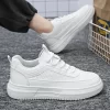 Men’s White Platform Running Shoes 3