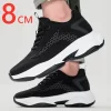 Summer Lift Sneakers Men Elevator Shoes Height Increasing Shoes for Man Insoles 8CM Hidden Heels Sports Inner Heightening Shoes 3