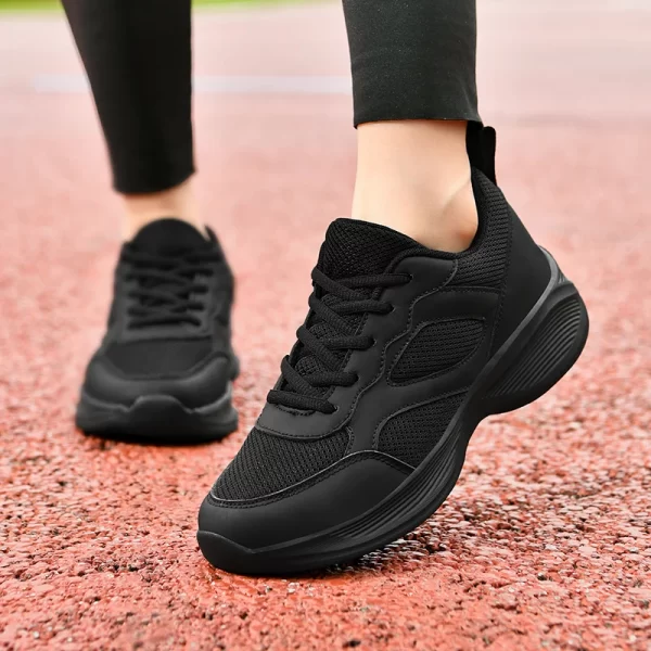 Sports shoes with mesh surface for comfort, breathability, and a soft sole for lightweight and non slip casual running shoes 1