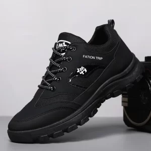 Fashion Men's Casual Shoes Outdoor Male Hiking Shoes Comfortable Wear-resistant Men's Sneakers Winter Warm Men Thick-soled Shoes 1