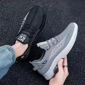 Net shoes Men's sports shoes lightweight non-slip casual 100 tower breathable sports shoes men's slip-on deodorant shoes 1