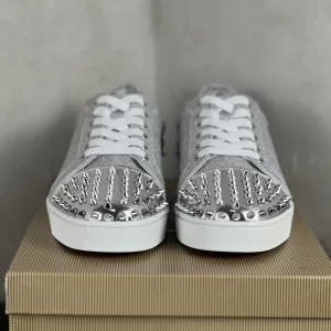 Fashion Silver Loafer Sneakers 1