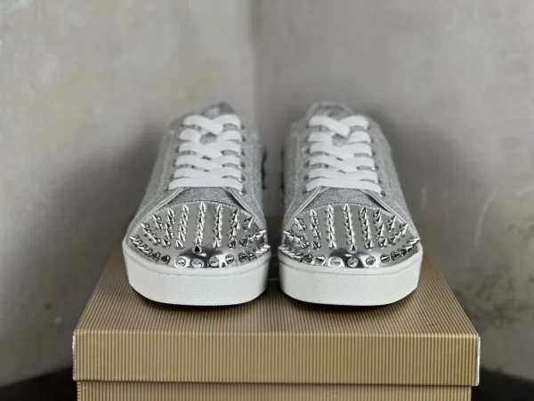 Fashion Silver Loafer Sneakers 1