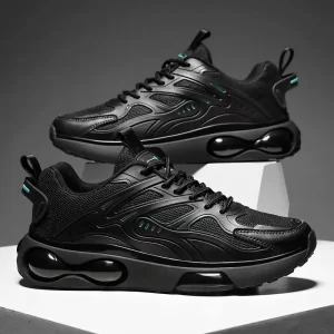 Black Leisure Sneakers for Men 1