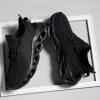 Men Sports Running Black Jogging Shoes 3