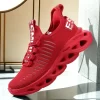 Lightweight Men's Running Shoe Comfy Breathable Knit Shock Absorption Non-Slip Sole Jogging Walking Women Sports Outdoor Shoes 4