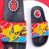 New Summer Children Cartoon Spiderman Print Baby Shoes Slippers For Girls Boys Kids Anti Skid Slipper Beach Shoes Flip Flops 5