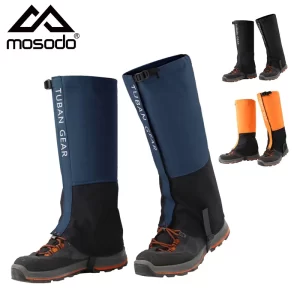 Mosodo Waterproof Legging Outdoor Leg Gaiters Trekking Snow Skiing Hiking Leg Warmer Shoe Protection Wrap Cover for Men Women 1