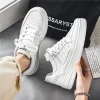 Flat Men's Shoes Comfort Sneakers for Men White Casual Man Leather Shoes Outdoor Walking Flat Platform Shoe Men Chaussure Hommes 4