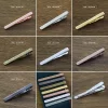 New Simple Fashion Style Tie Clip for Men Metal Tone Simple Bar Clasp Practical Necktie Clasp Tie Pin for Mens Gift 2