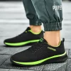 New Cheap Black Sneakers Men Sport Shoes Mesh Breathable Mens Walking Shoes Ultralight Sneakers Male Size 48 Tennis shoes homme 5