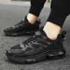 Black Leisure Sneakers for Men 4