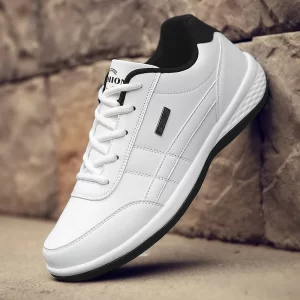 Hot Sale White Sneakers Man Fashion Air Cushion Running Shoes Men Athletic Sneakers Breathable Trainers Men Sports Tennis Shoes 1