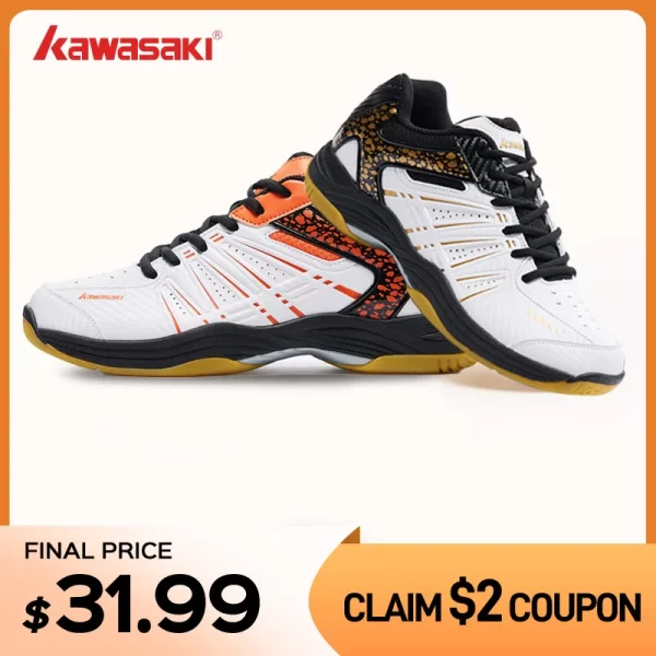 Kawasaki  Badminton Shoes Breathable Anti-Slippery Sport Tennis Shoes for Men Women Sneakers K-063 1