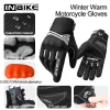 INBIKE Winter Cycling Gloves Men Full Finger Bicycle MTB Motorcycle Gloves Man Touchscreen Shockproof Glove for Motor Driving 2