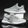 Men’s White Mesh Casual Sneakers 3