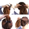 Silicone Foldable Hair Tie Woman Girl Bun Ponytail Holder Hairband Multifunction Hair Scrunchies Hair Accessories 6