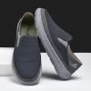 New Spring Breathable Sneakers Men Casual Shoes Lightweight Slip On Loafers Men Outdoor Shoes Walking Elastic Pantshoes Flats 5