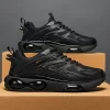 Black Leisure Sneakers for Men 2