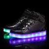 Men's Glowing Sneakers Unisex Luminous Sneakers for Boys Girls Led Women Children's Luminous Shoes Women Vulcanize Shoes Size 46 5