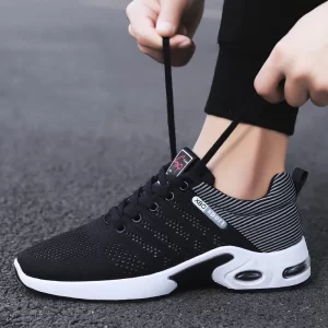 Running Shoes For Men Lightweight Men's Designer Mesh Sneakers Lace-Up Male Outdoor Sports Tennis Shoe Outdoor Walking 1