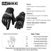 INBIKE Winter Cycling Gloves Men Full Finger Bicycle MTB Motorcycle Gloves Man Touchscreen Shockproof Glove for Motor Driving 6