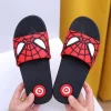 New Summer Children Cartoon Spiderman Print Baby Shoes Slippers For Girls Boys Kids Anti Skid Slipper Beach Shoes Flip Flops 3