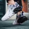 New Breathable Men Running Shoes Outdoor Flexible Men's Sneakers Gradient Couple Casual Sneakers Lightweight Tennis EVA Sole 2