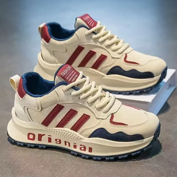 2025 Retro Three-Stripe Sneakers 1