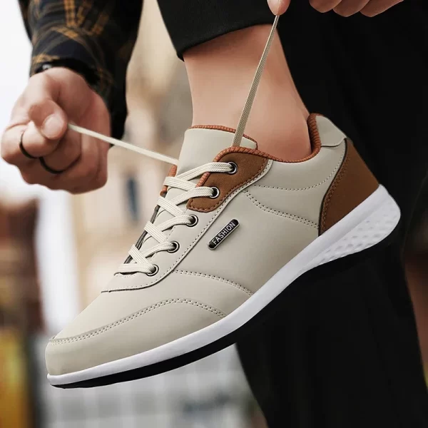 New Balan Men Leather Shoes Sneaker Trend Sport Shoes Breathable Men Sneakers Non-slip Footwear Holiday Shoes for Male 1