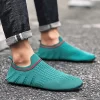 Fashion Outdoor Men Shoes Slip on Men's Casual Shoes Summer High Quality Mesh Sneakers Lightweight Breathable Male Walking Shoe 6